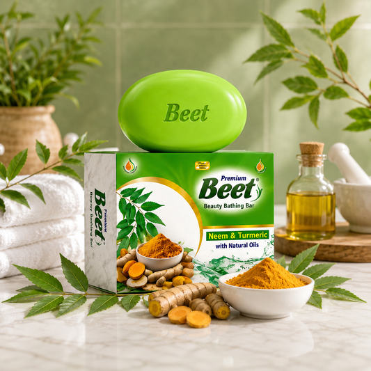 Neem & Turmeric Beauty Soap with Natural Oils