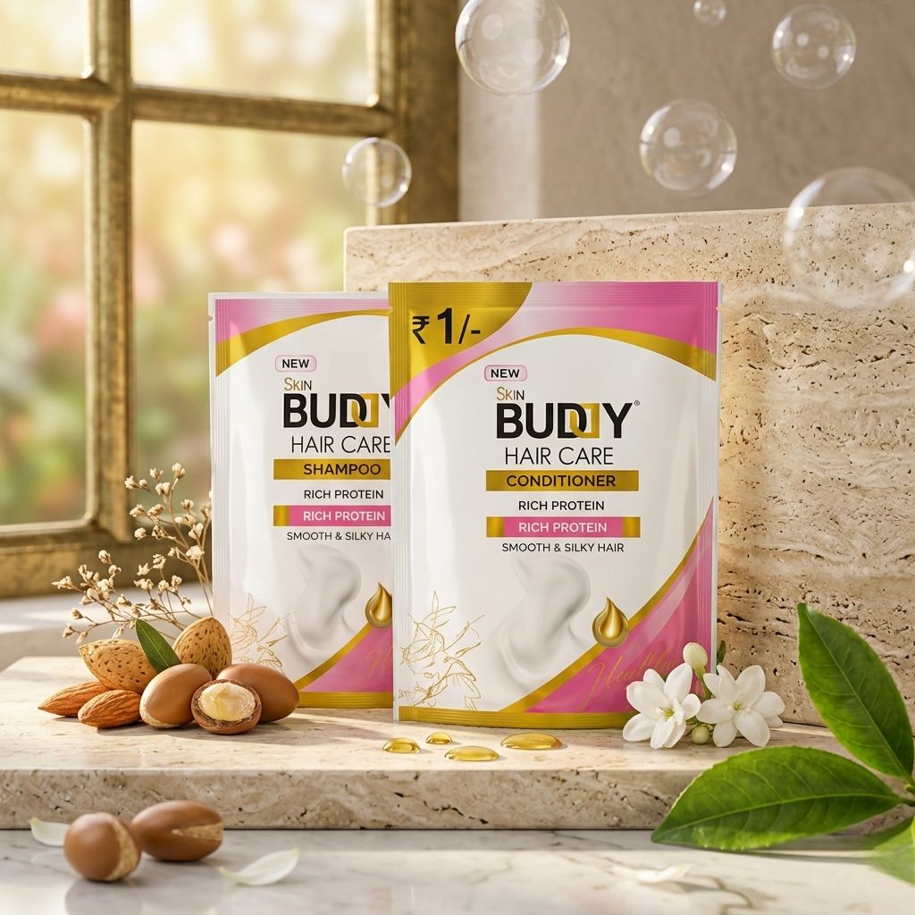 Skin Buddy Hair Care Shampoo & Conditioner – Rich Protein