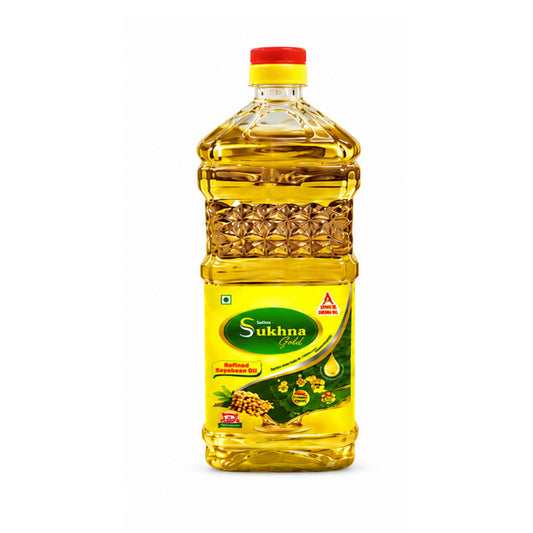 Sukhna Gold Refined Soyabean Oil – 1 Litre (Bottle)