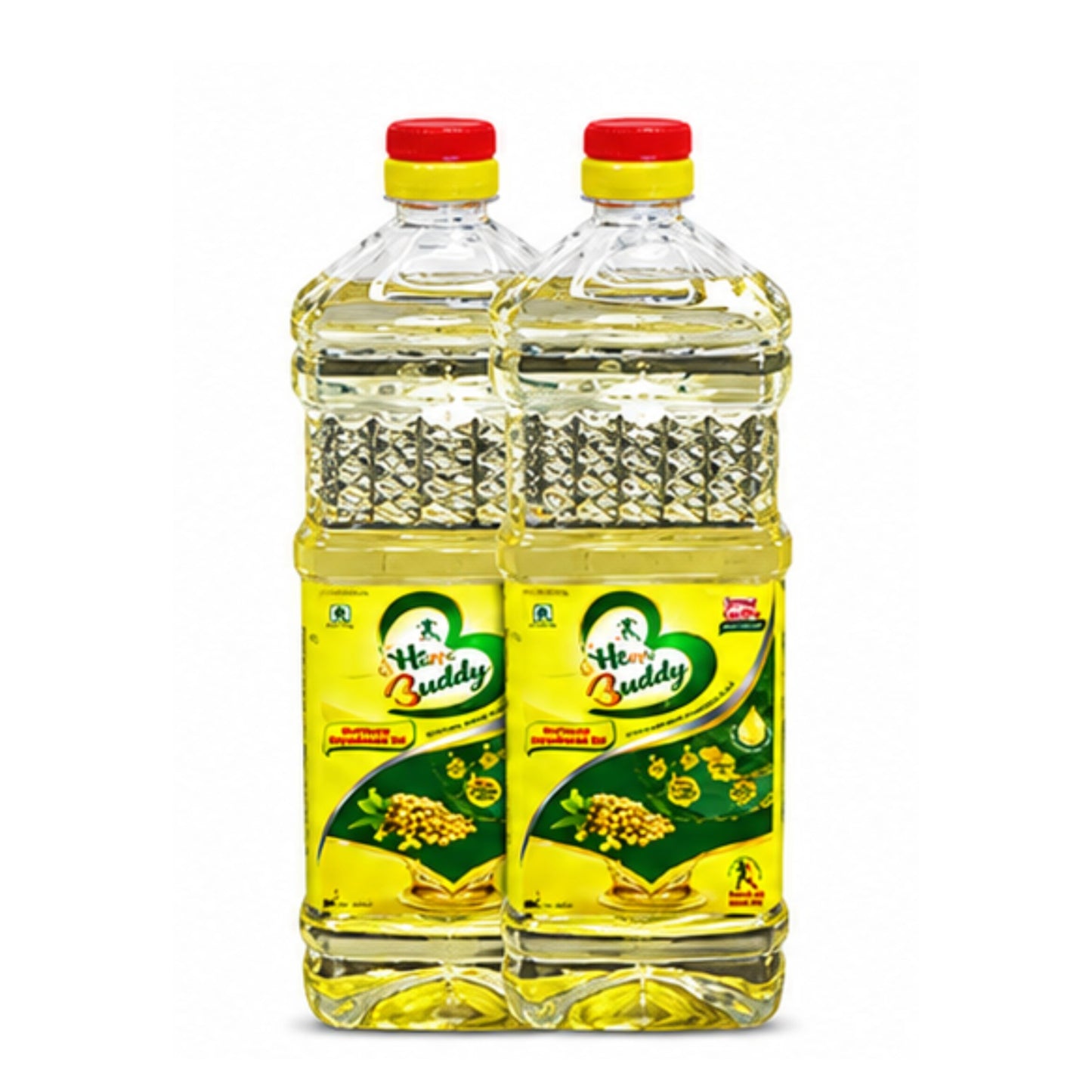 Heart Buddy Refined Soyabean Oil – 1 Litre / 500g (Bottle)