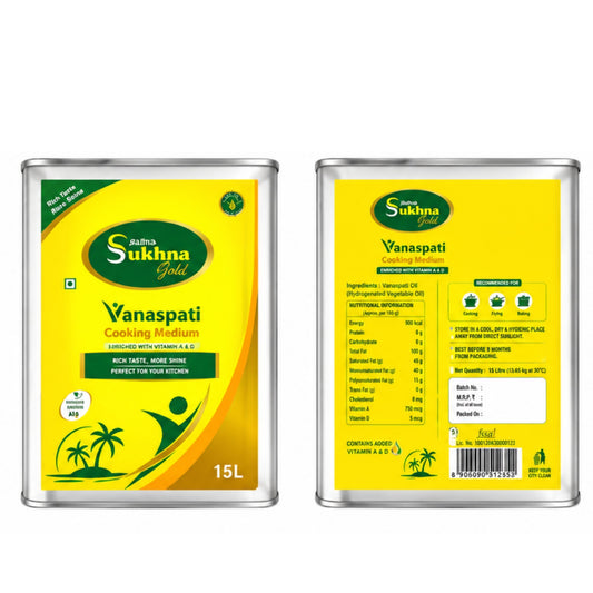 Sukhna Gold Vanaspati – 15 Litre (Medium)
