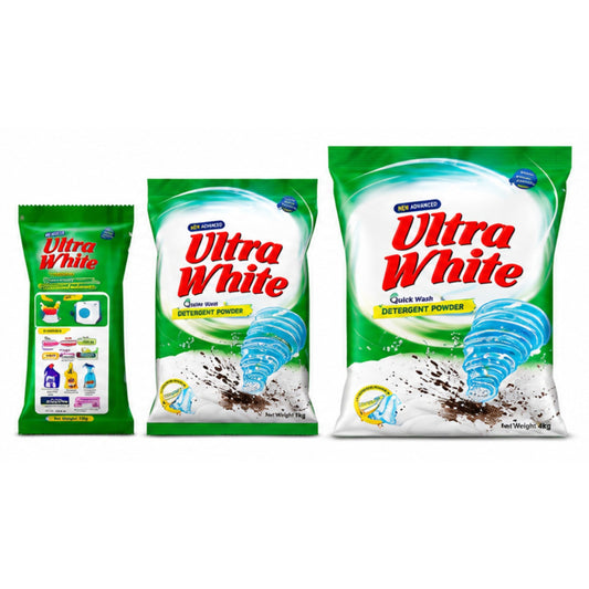 Ultra White Detergent Powder – Quick Wash