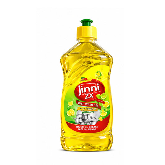 Jinni ZX Dish Wash Gel – With Power of Lemon